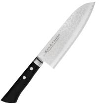 Нож кухонный Сантоку Satake "37 Layer DamascusVG10" 170мм, 806-916