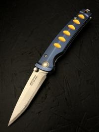 MC-0042C Нож складной, VG-10 San Mai (3-слойный пакет), клинок в форме "танто", алюминиeвая рукоять